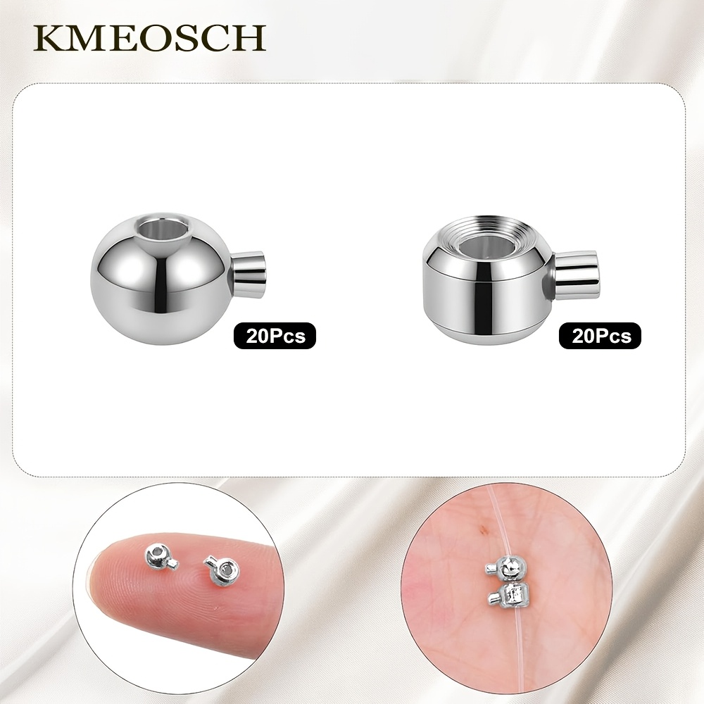 Premium Brass Crimp Beads and Stopper Beads, Jewelry Making